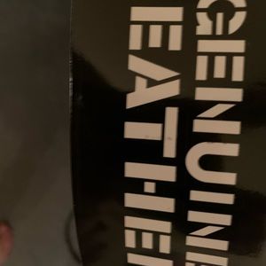 ultra one beautiful heavy leather coat never worn new